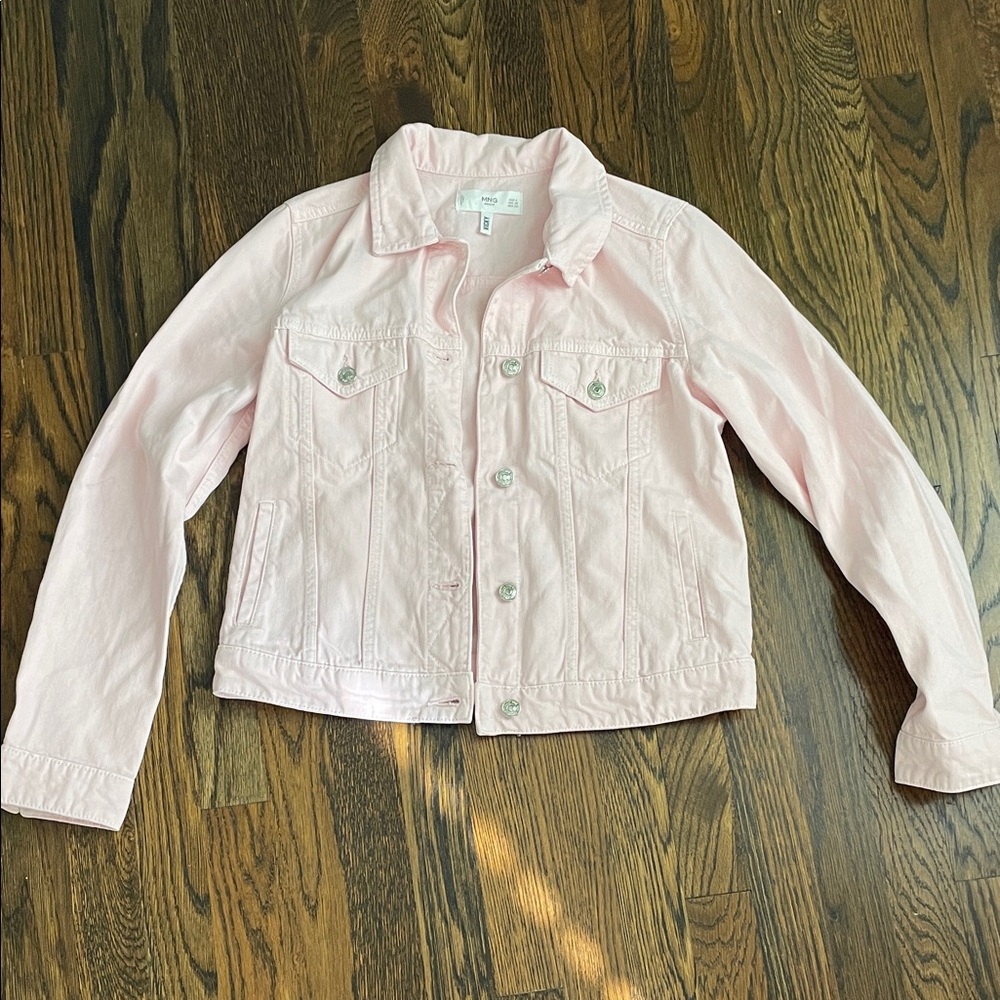 MNG  Pink Denim Jacket XS
